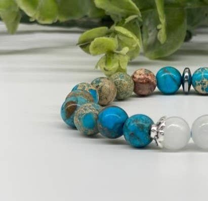 Calm Renewal Bracelet - Imperial Jasper/Selenite