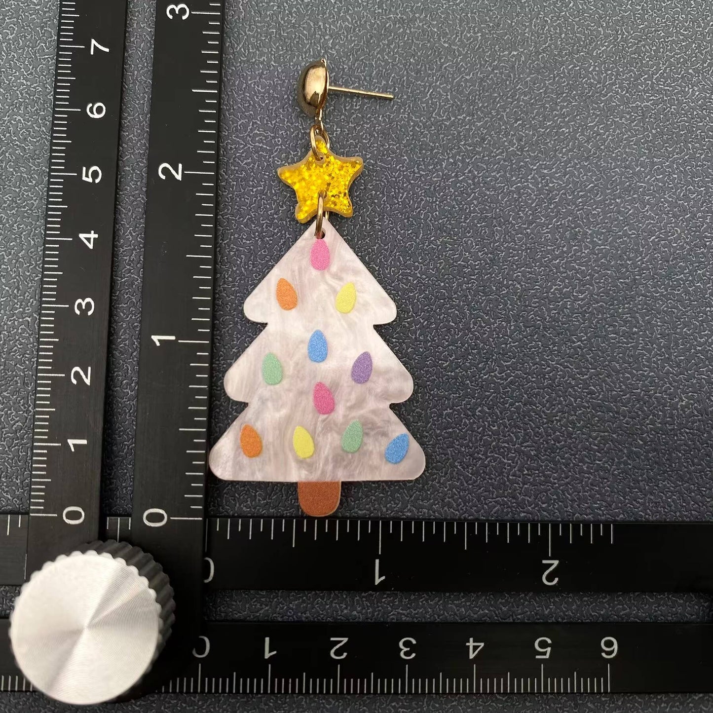 Holiday Gumdrop Tree Earrings