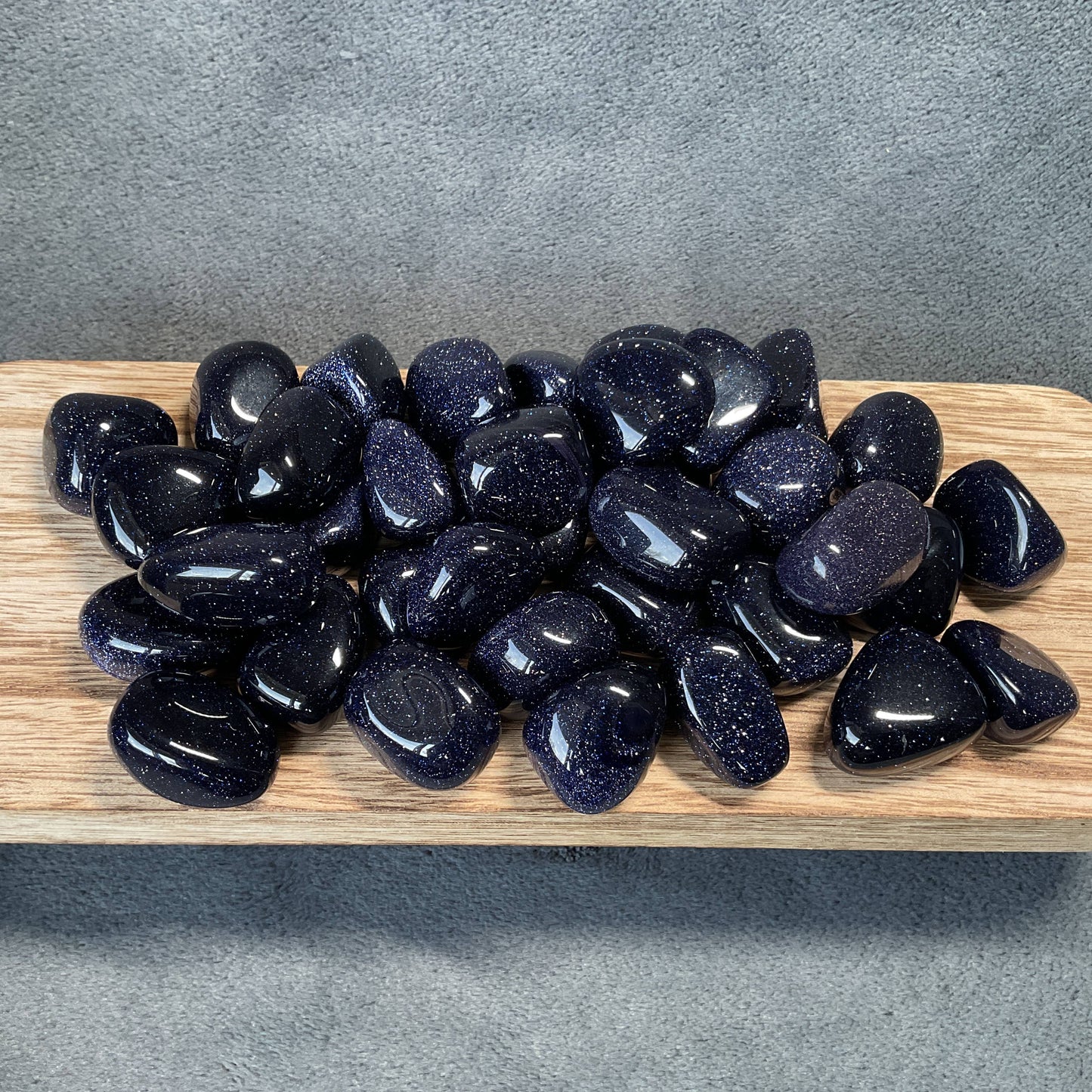 Blue Goldstone Tumble
