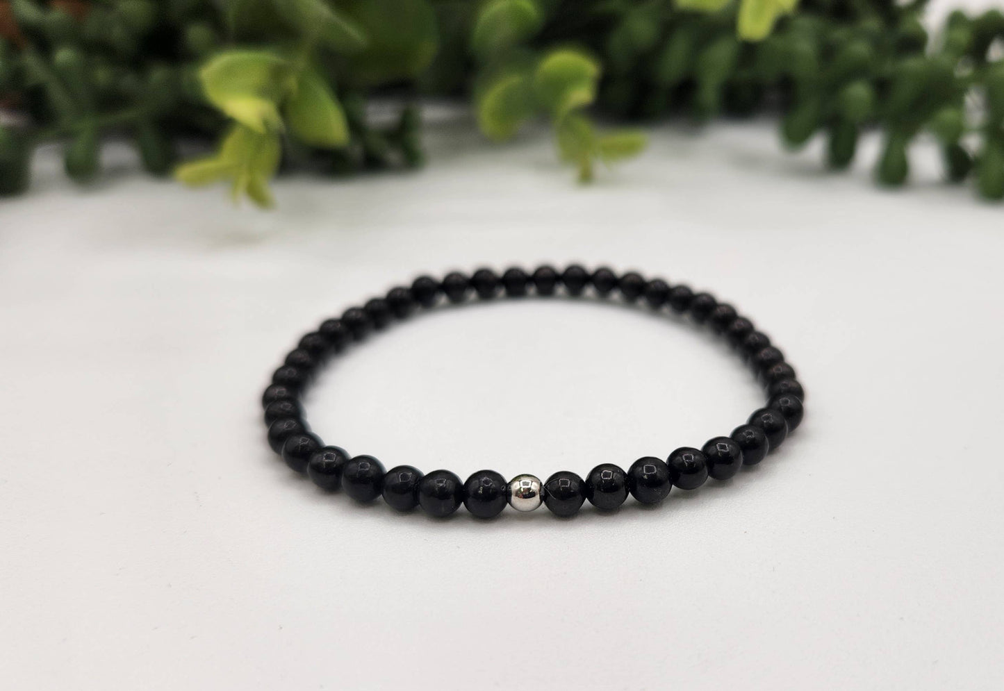 PROTECTION/EMF CONTROL- Shungite Bracelet 4mm
