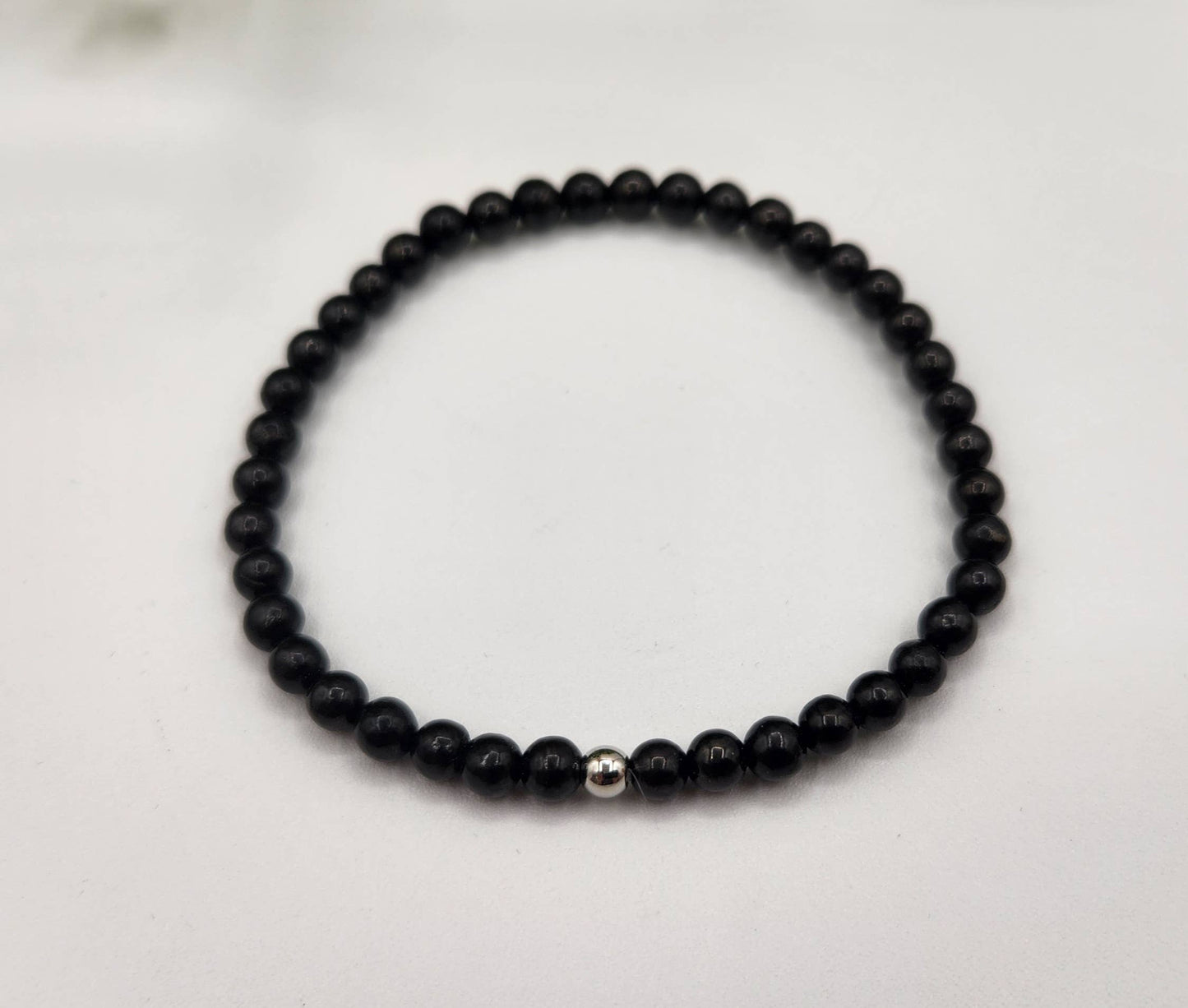 PROTECTION/EMF CONTROL- Shungite Bracelet 4mm