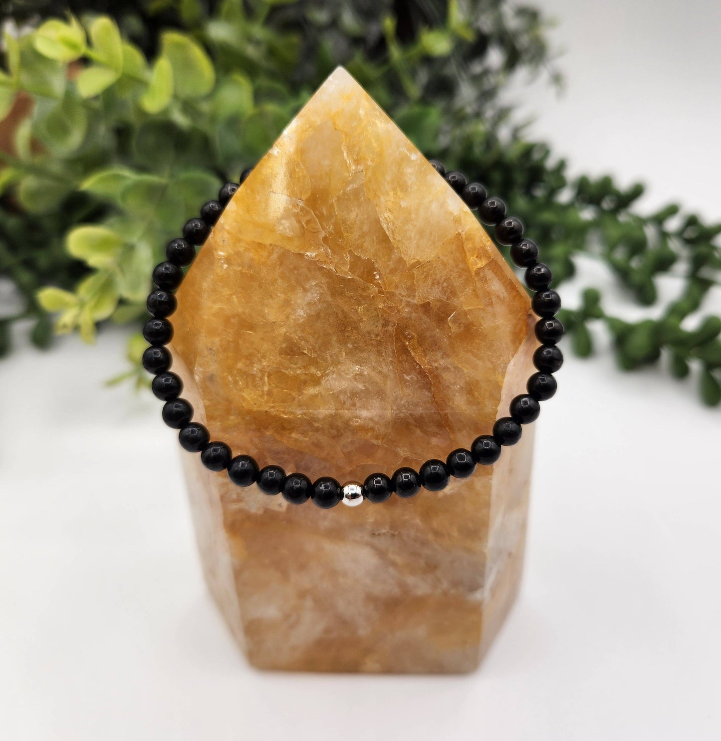 PROTECTION/EMF CONTROL- Shungite Bracelet 4mm