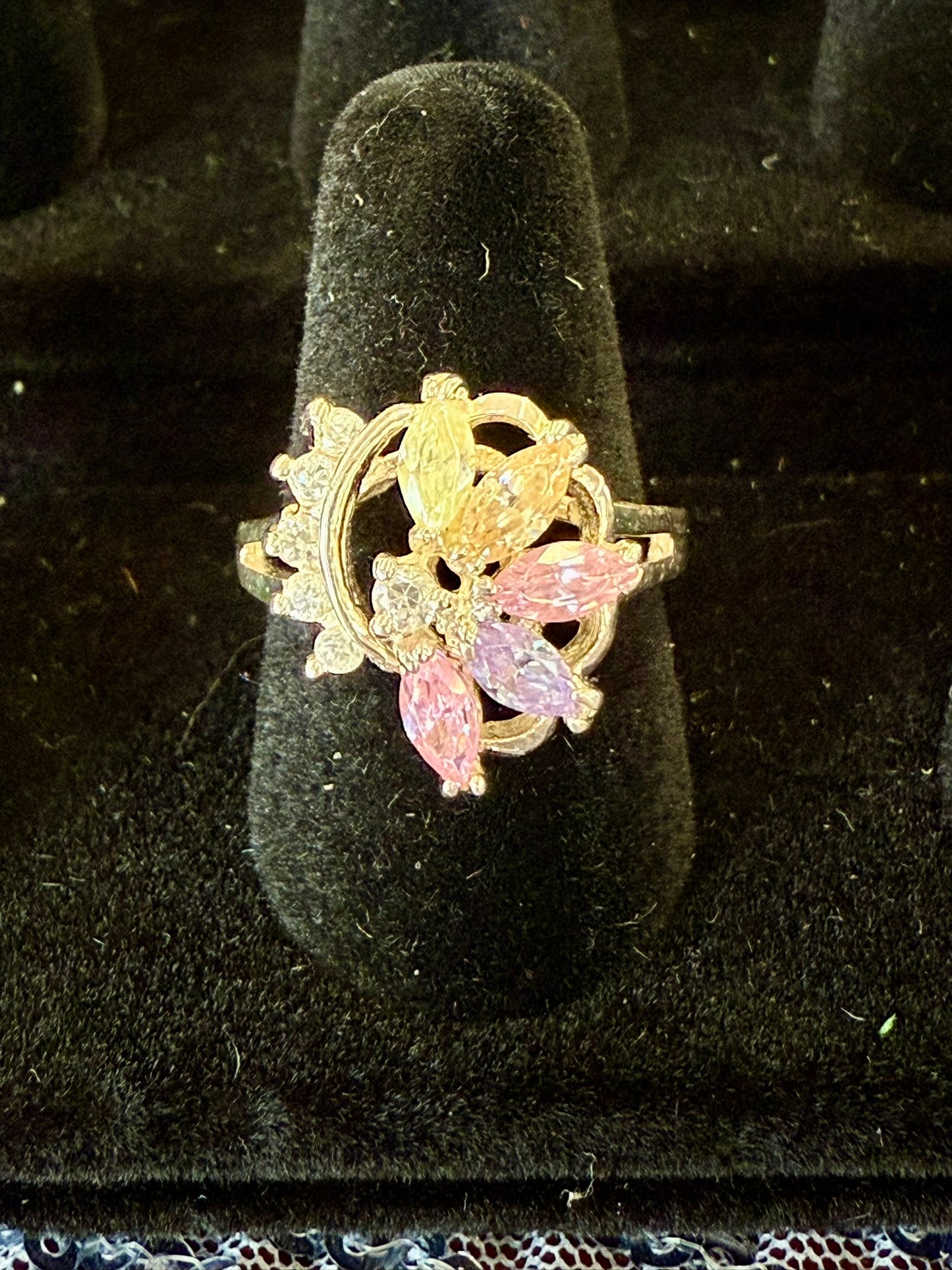 Colored Zircon Ring