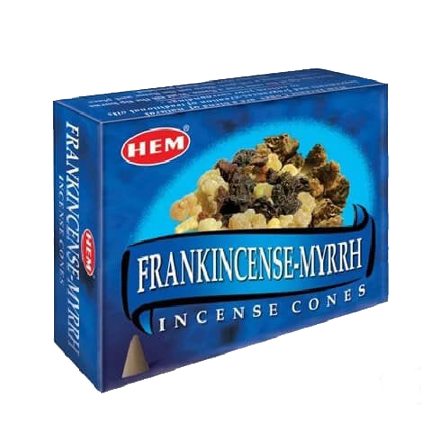 HEM Frankincense & Myrrh Incense Cones - 10 pack