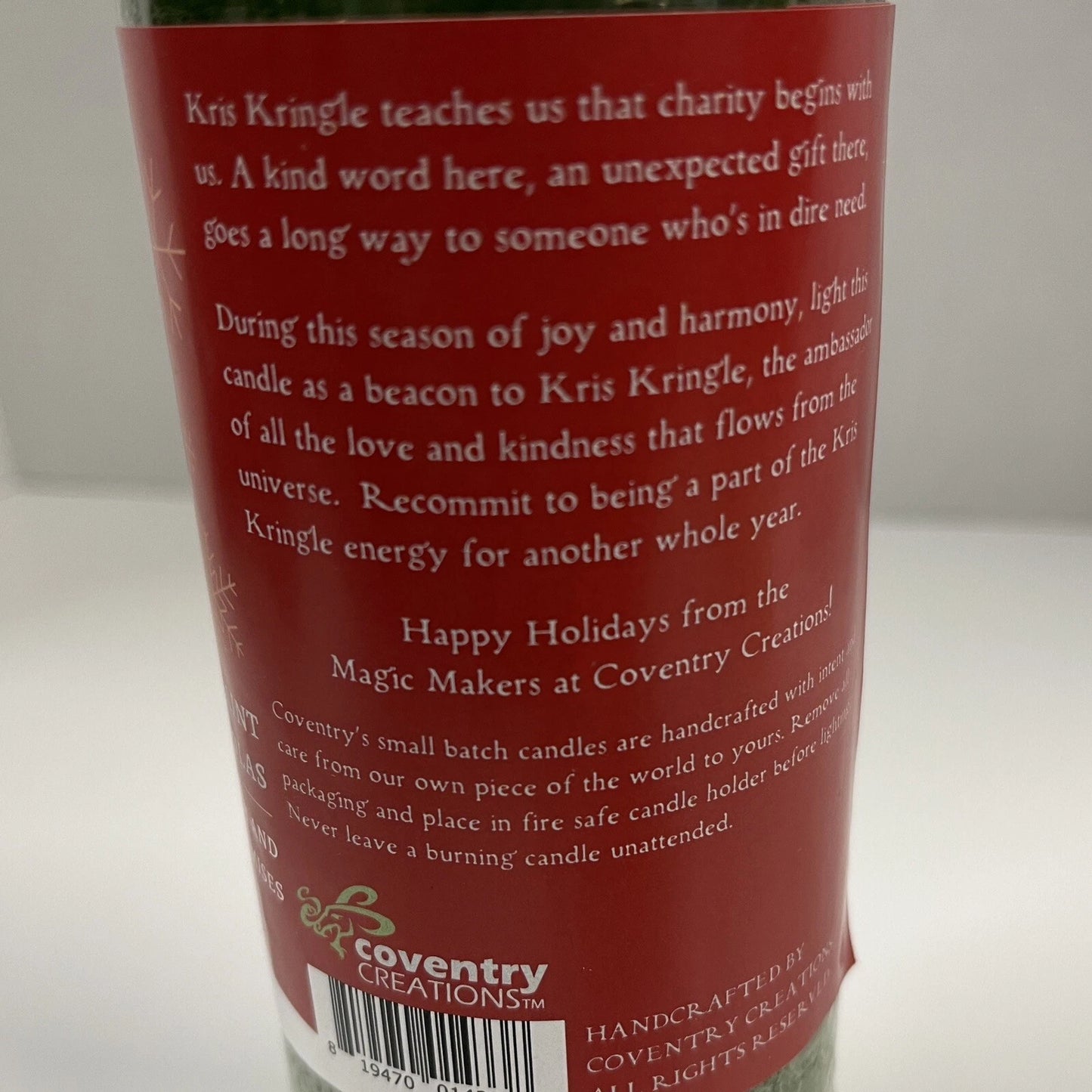 Kringle Limited Edition Holiday Candle