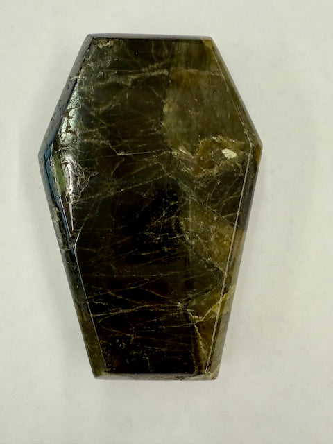 Moss Agate Coffin