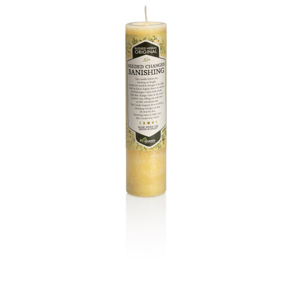 Blessed Herbal Needed Change / Banishing Candle