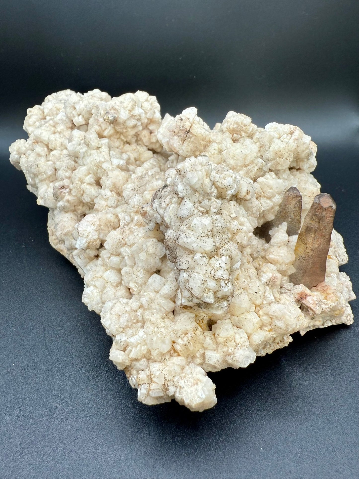 Pink Tourmaline with Citrine Cluster