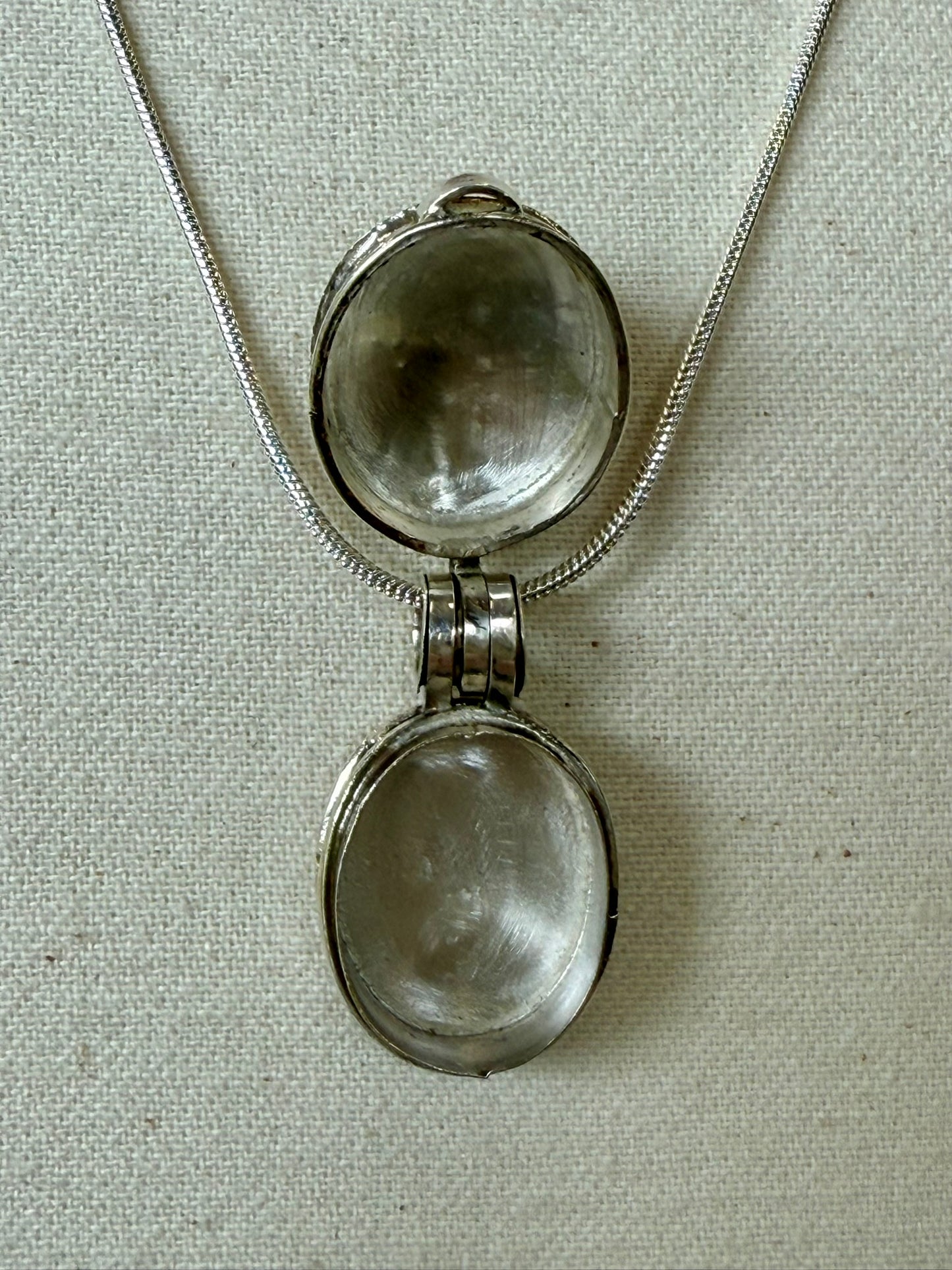 Rhodochrosite Locket