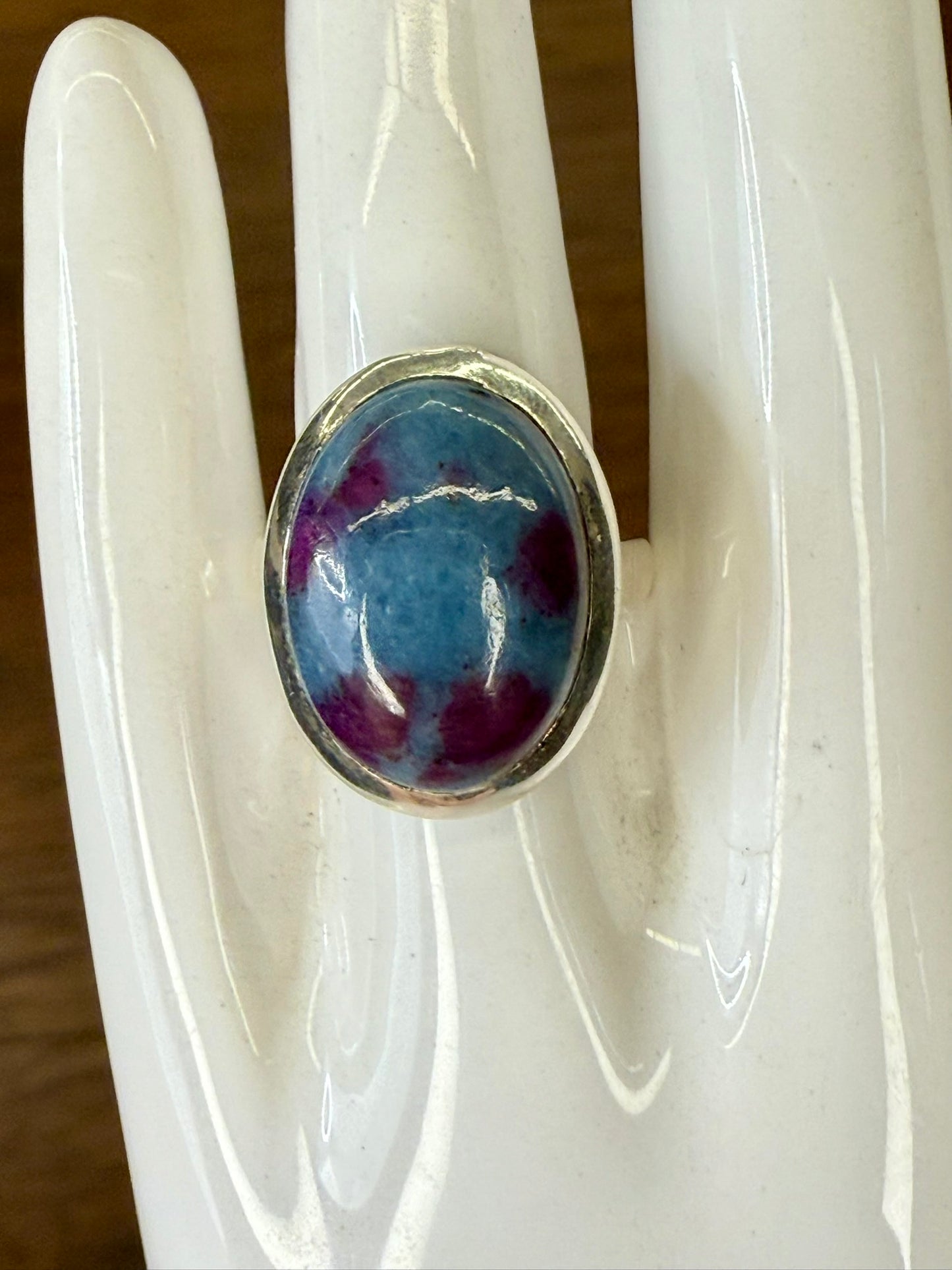 Ruby Kyanite Ring