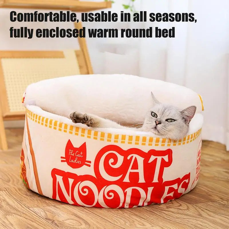 Ramen Noodle Cat Bed