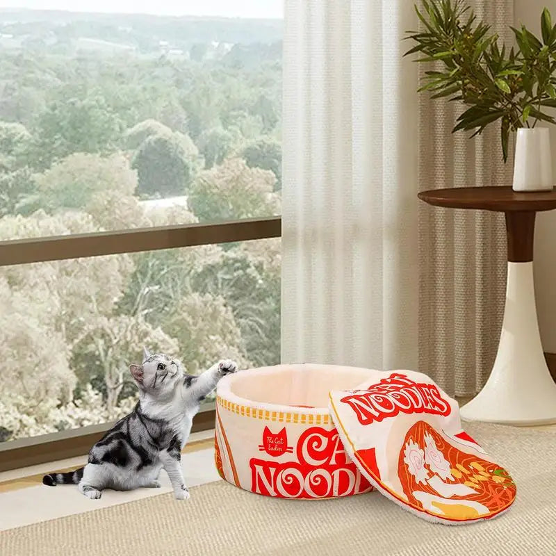 Ramen Noodle Cat Bed