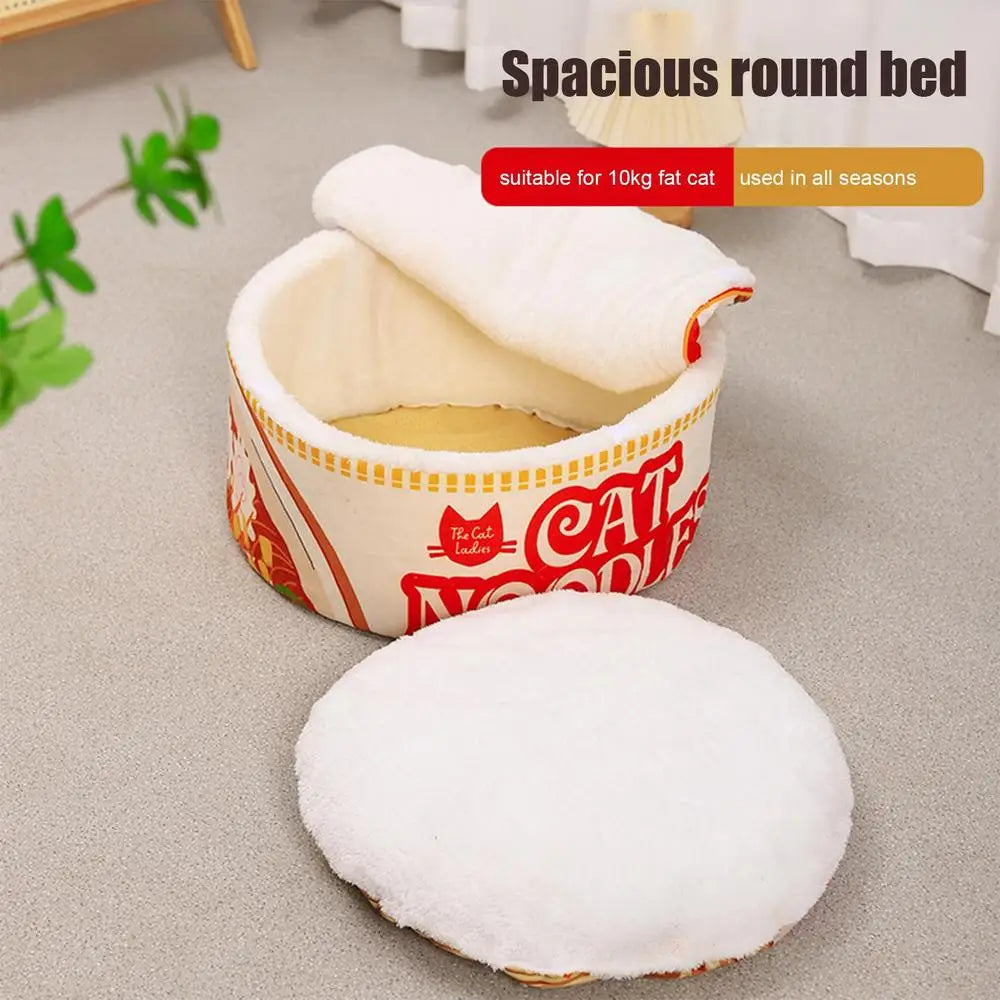 Ramen Noodle Cat Bed