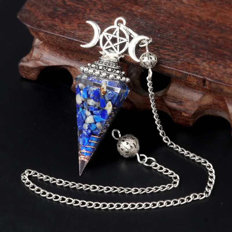 Crystal Pendulum - Hecate, Three Phases Moon