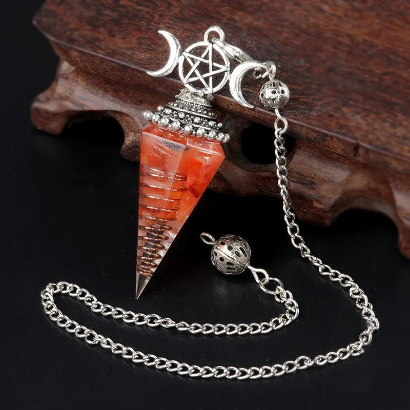 Crystal Pendulum - Hecate, Three Phases Moon