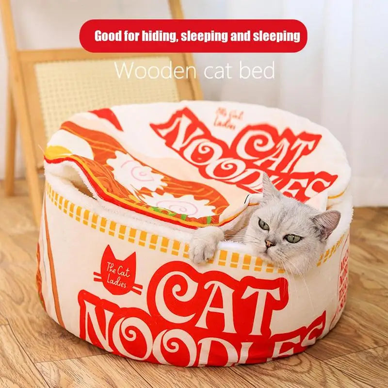 Ramen Noodle Cat Bed
