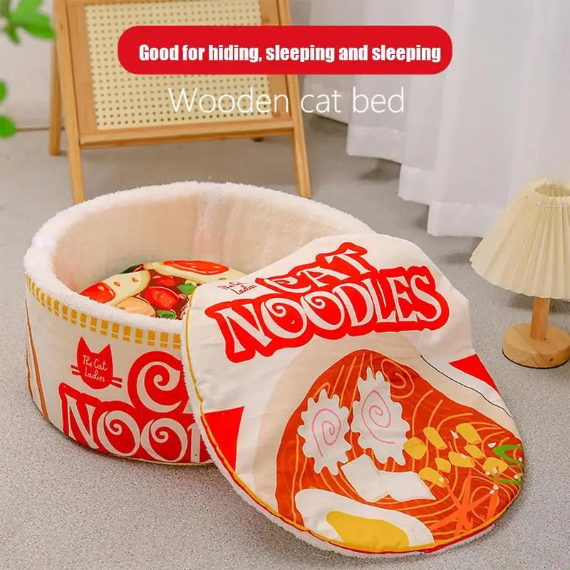 Ramen Noodle Cat Bed