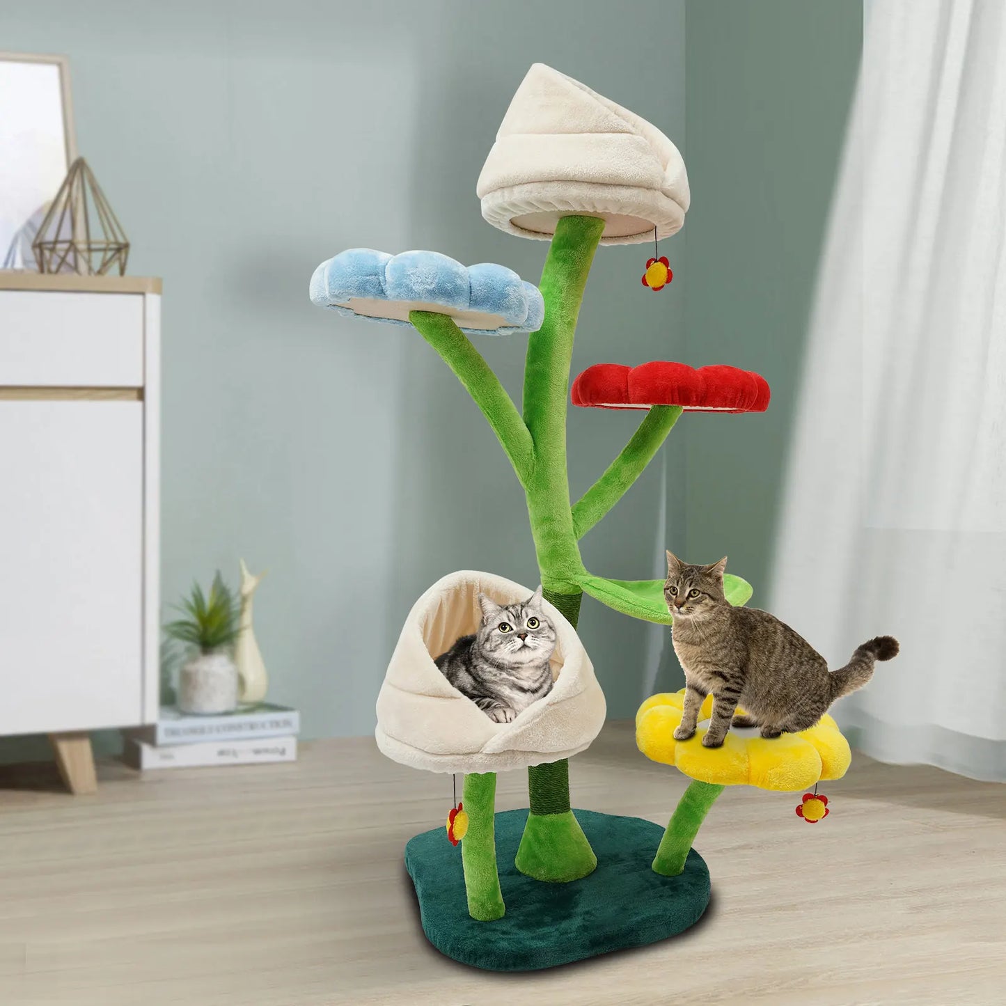 6-Level Flower Cat Tree
