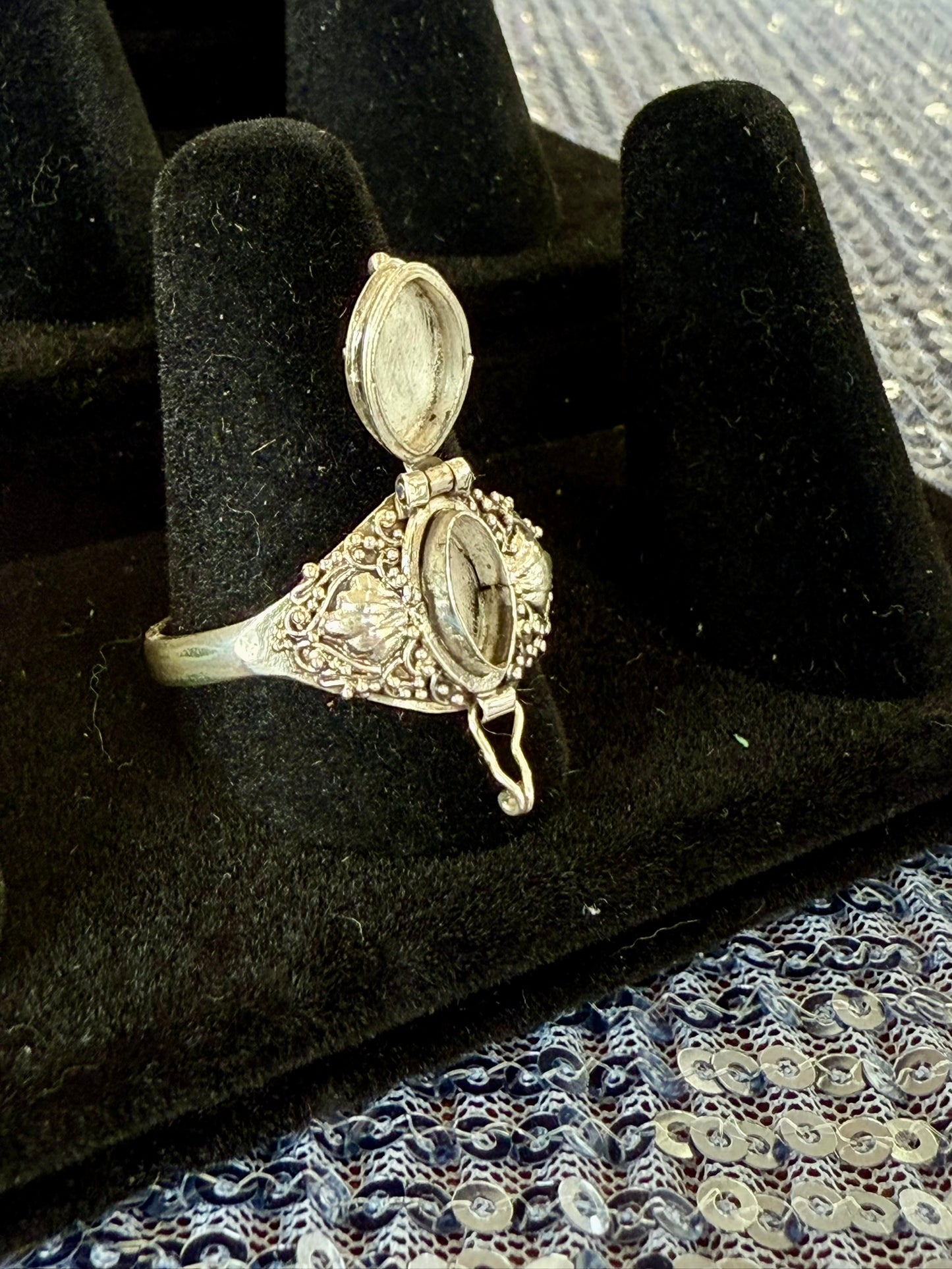 Smoky Quartz Poison Ring