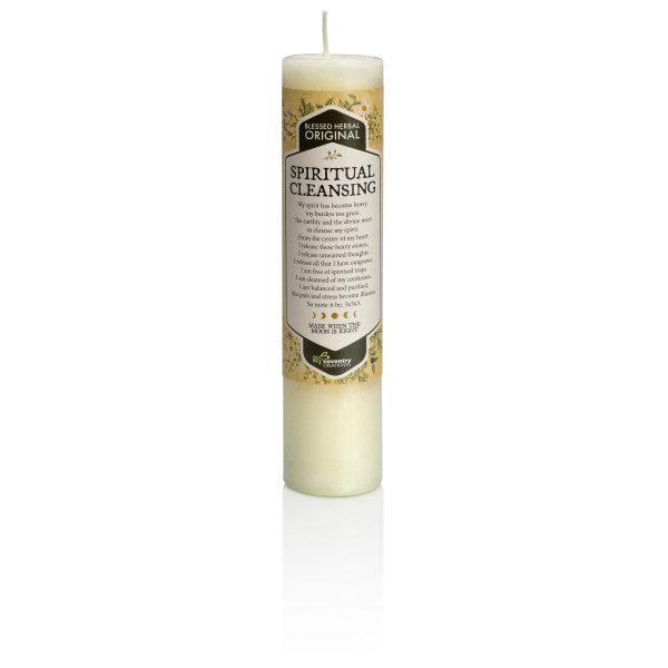 Blessed Herbal Spiritual Cleansing Candle