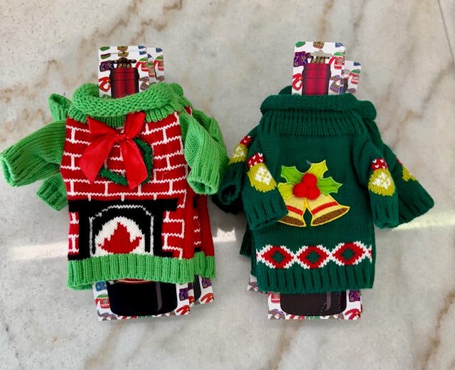 Wine Bottle Ugly Sweater