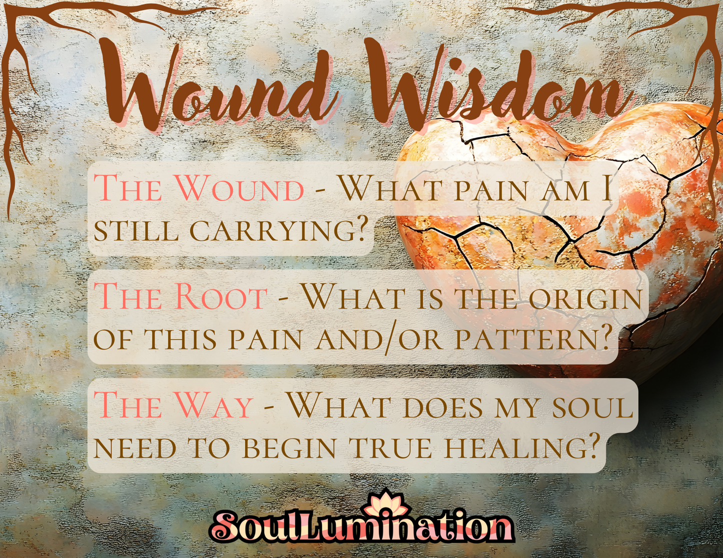 Wound's Wisdom Tarot Spread