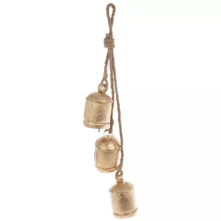 Gold Rope Triple Bells