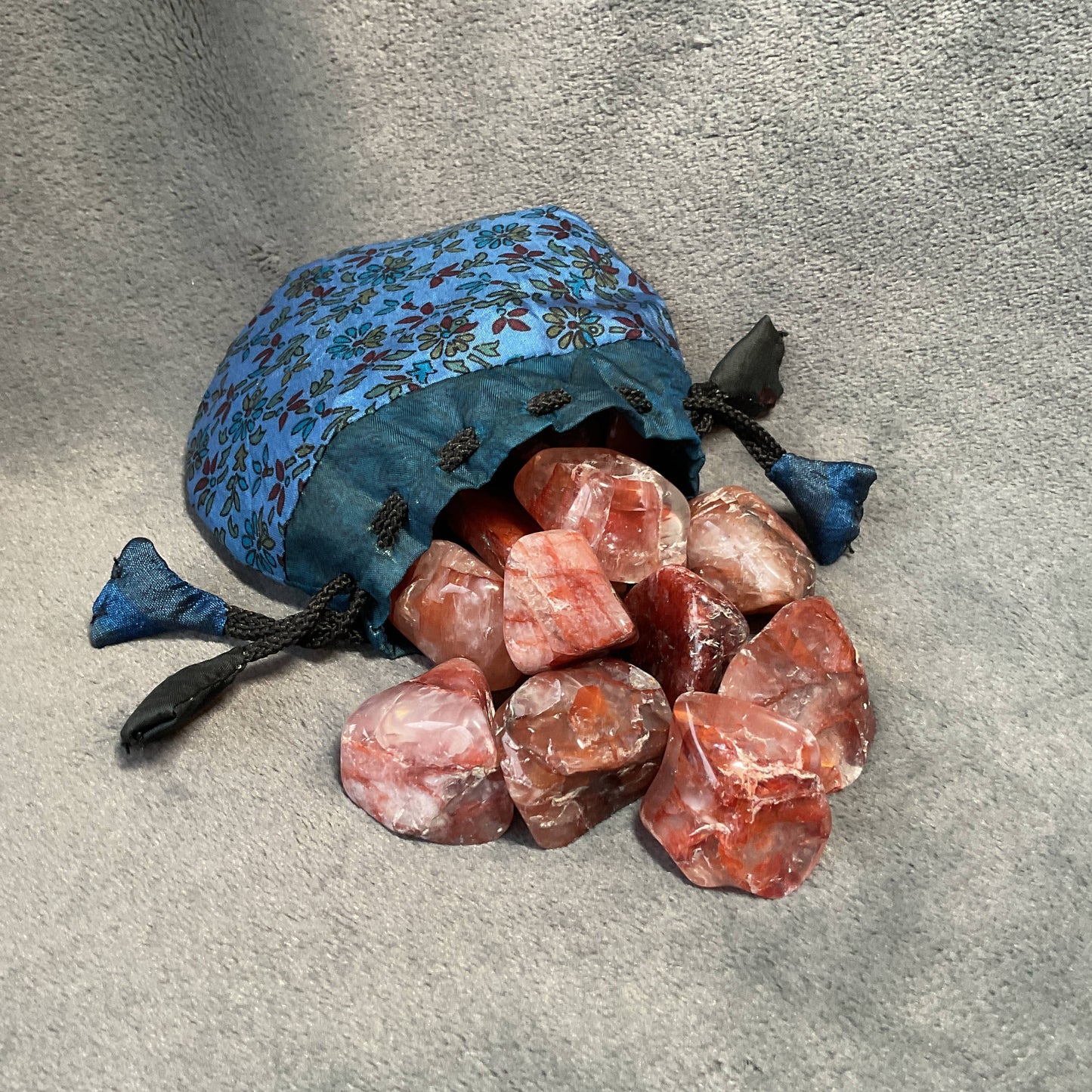 Hematoid Quartz Tumble