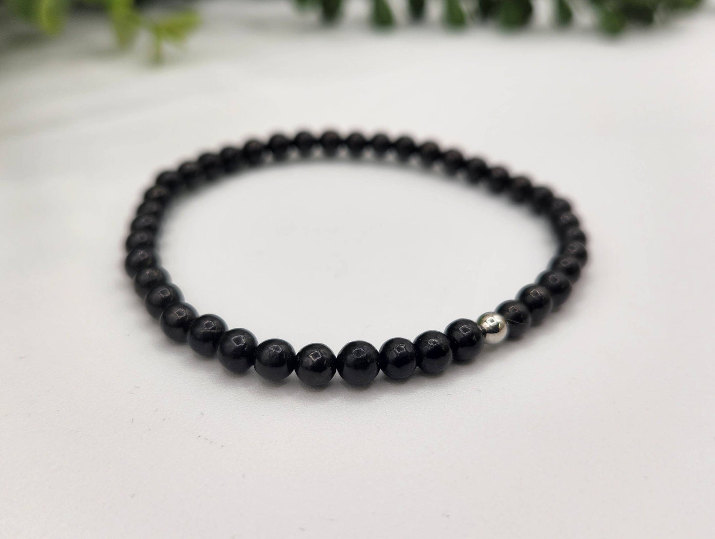 PROTECTION/EMF CONTROL- Shungite Bracelet 4mm