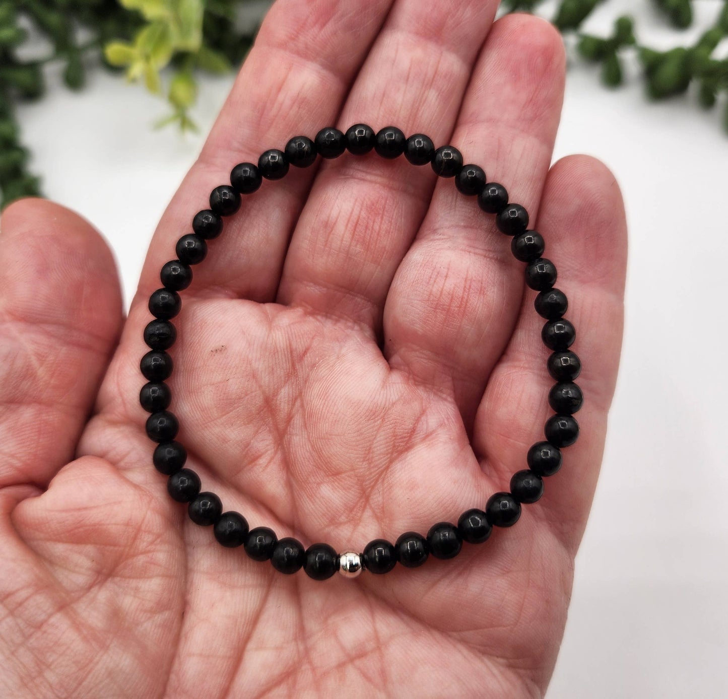 PROTECTION/EMF CONTROL- Shungite Bracelet 4mm