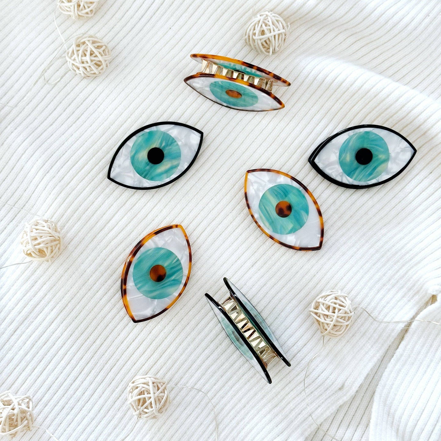 Evil Eye Hair Claw