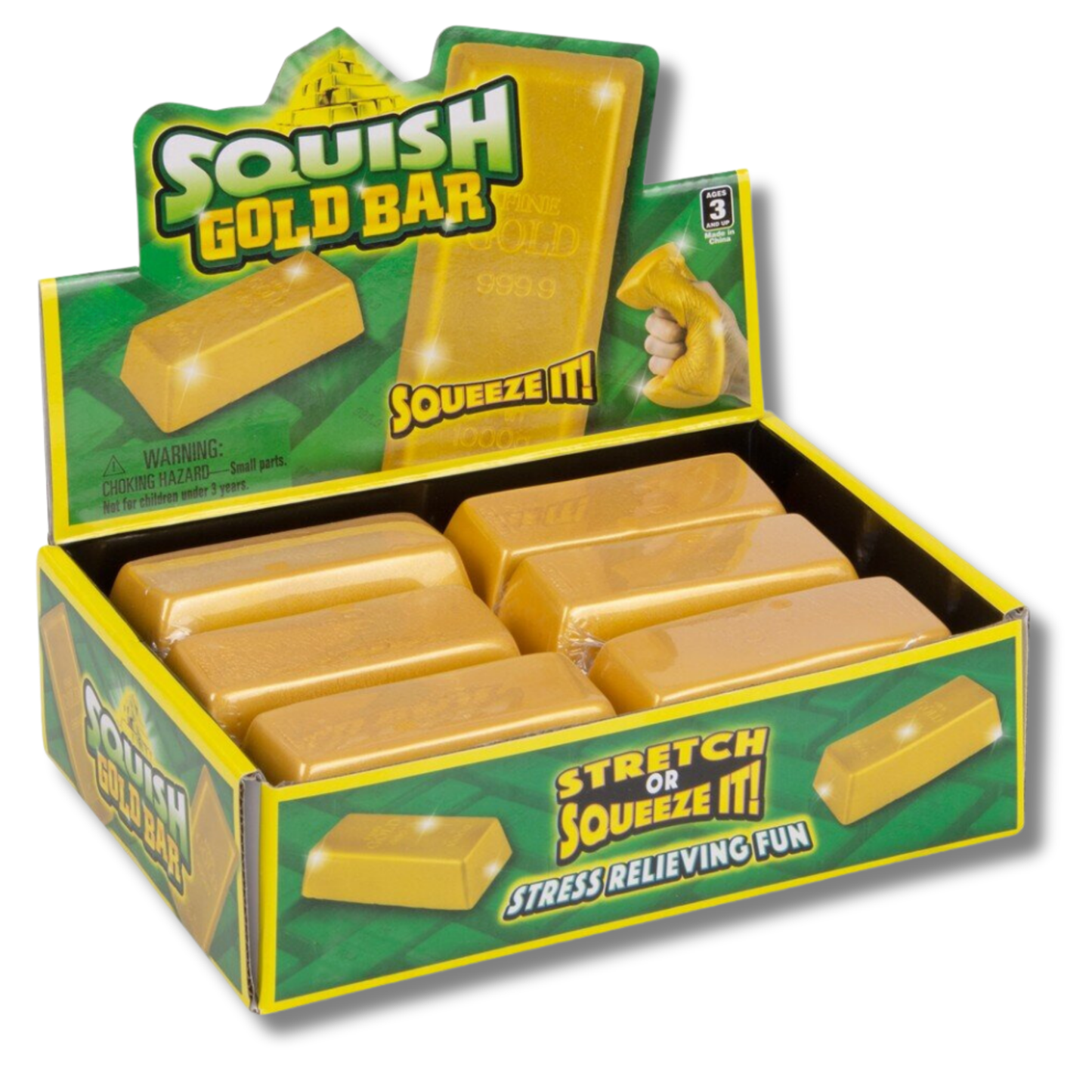 Gold Bar Squishy Toy