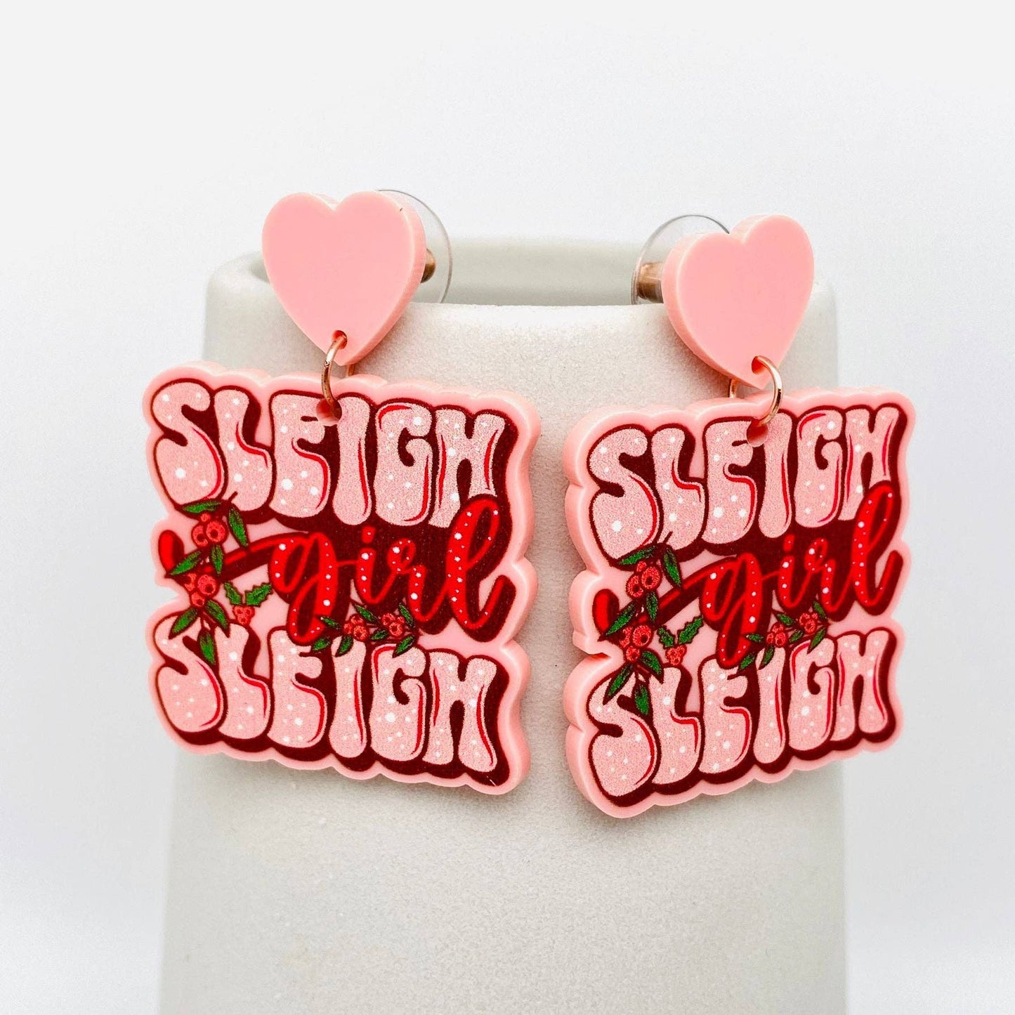 Sleigh Girl Sleigh Holiday Earrings