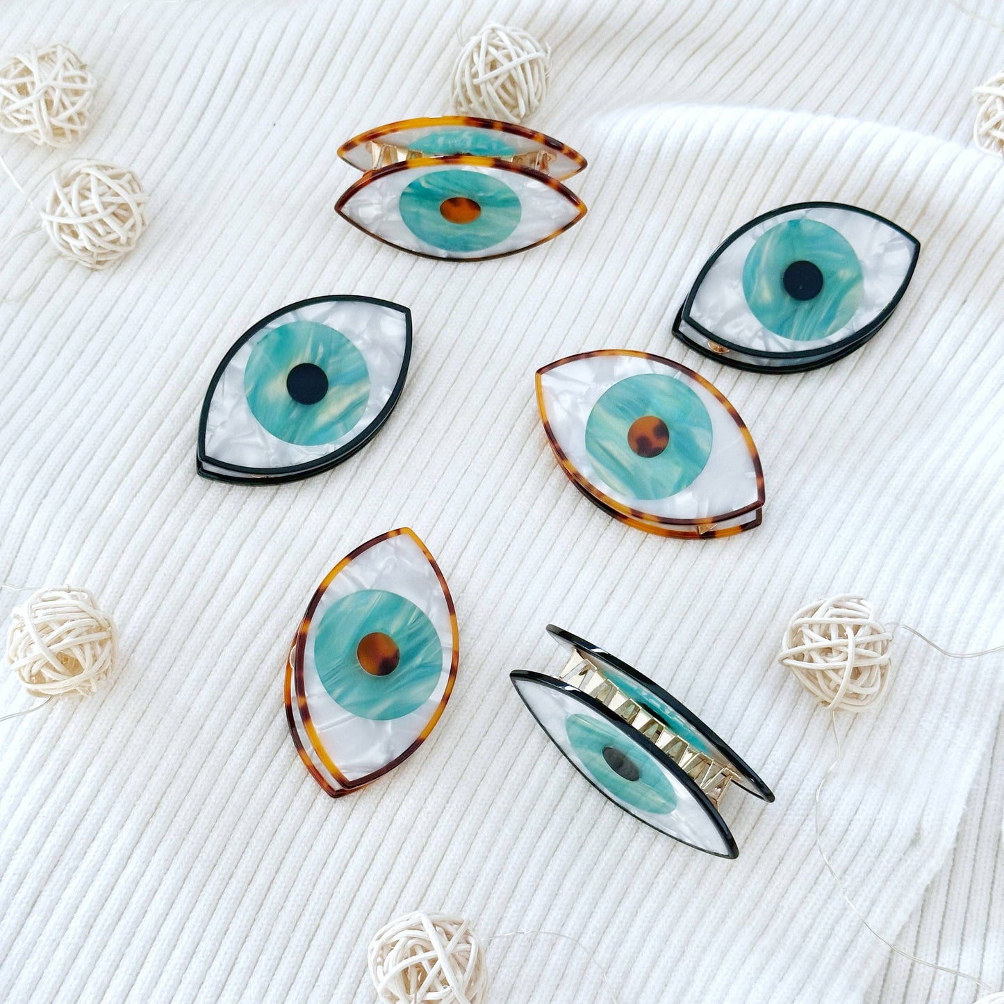 Evil Eye Hair Claw