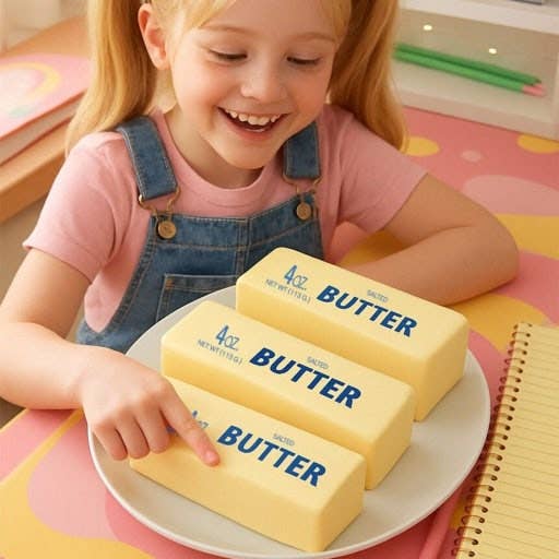 Butter Squishy Toy