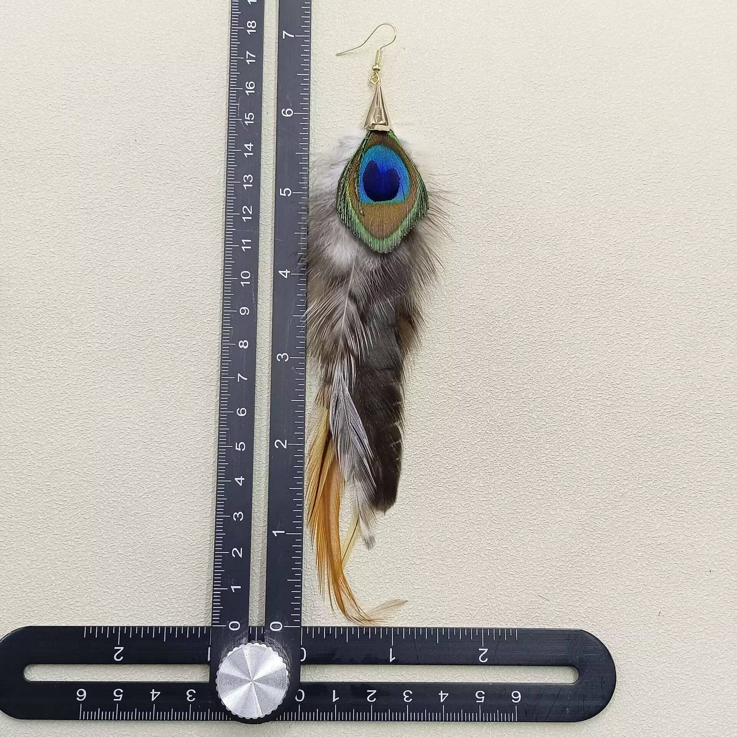 Peacock Feather Earrings