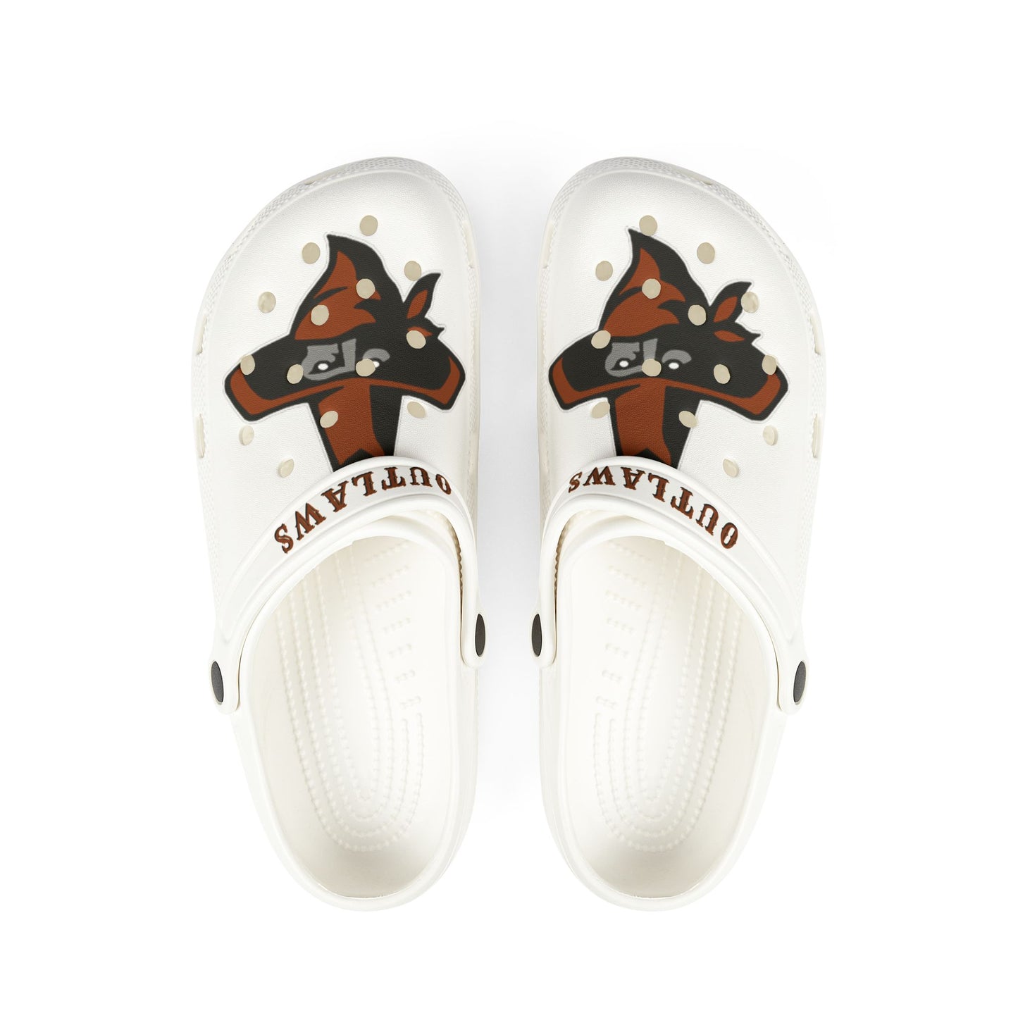 Pittsburgh Outlaws Baseball Logo Clogs