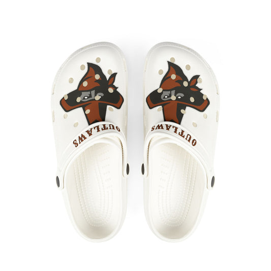 Pittsburgh Outlaws Baseball Logo Clogs