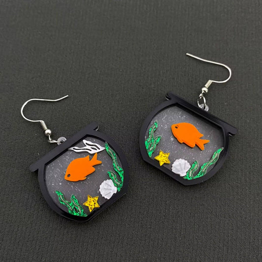 Fish Bowl Earrings