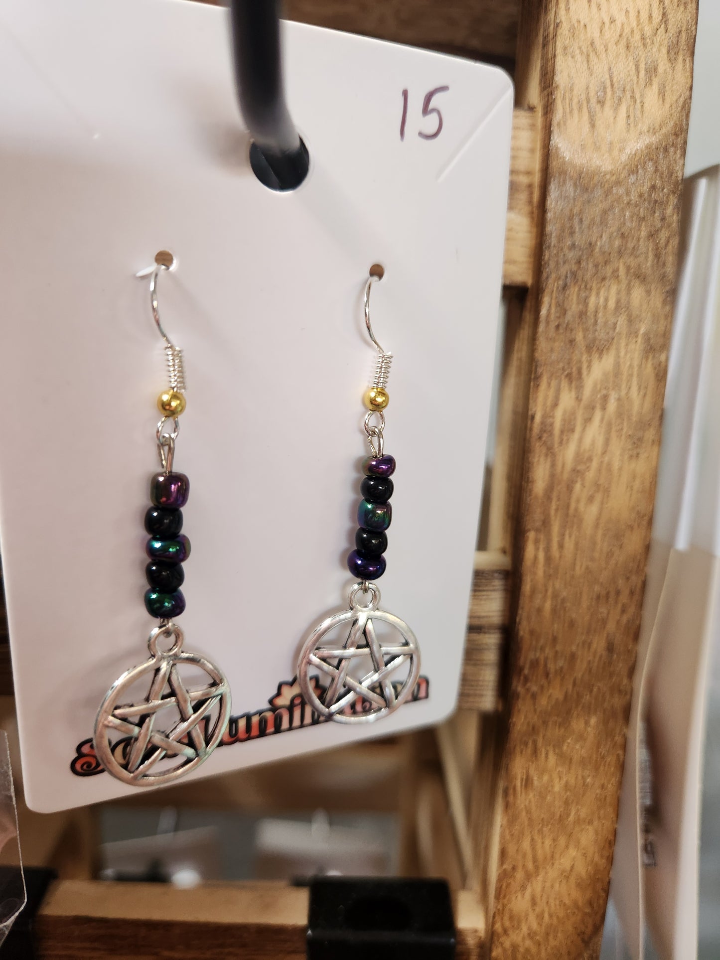 Pentacle Earrings