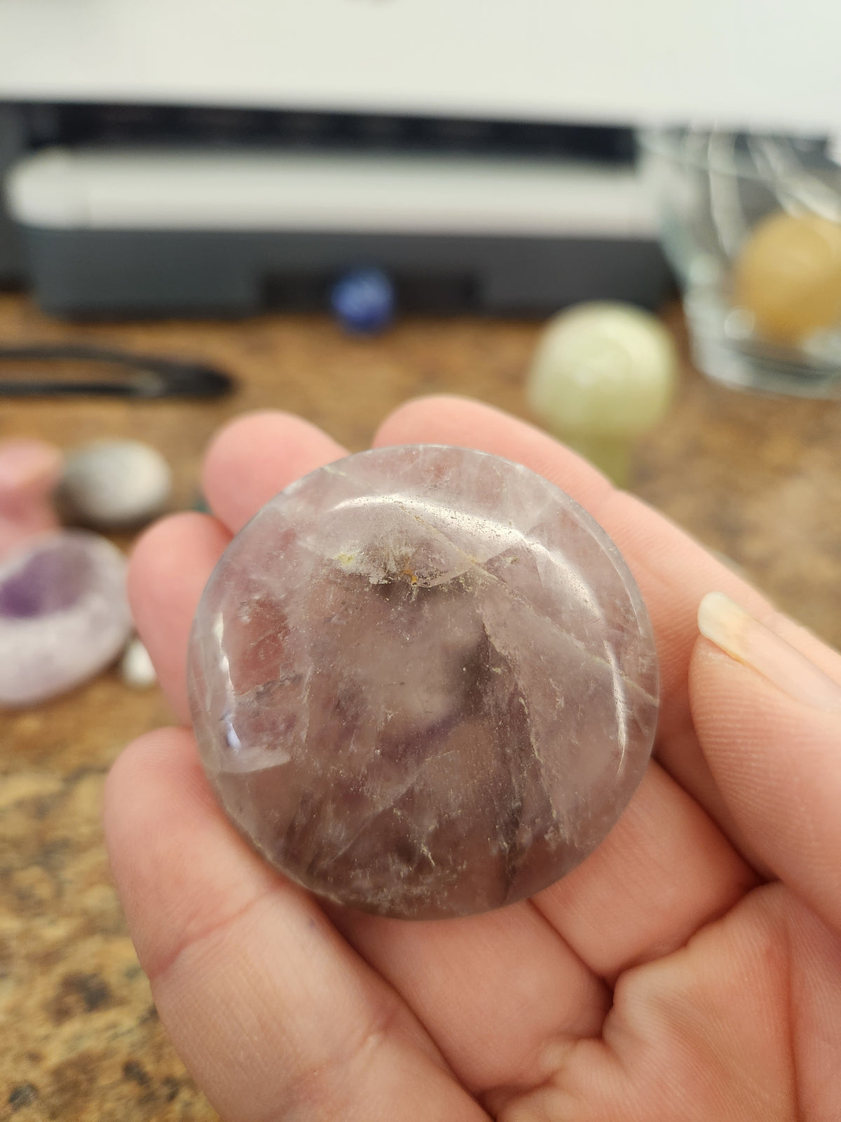 Florite Flourite Round Disk -Big Fat Magick