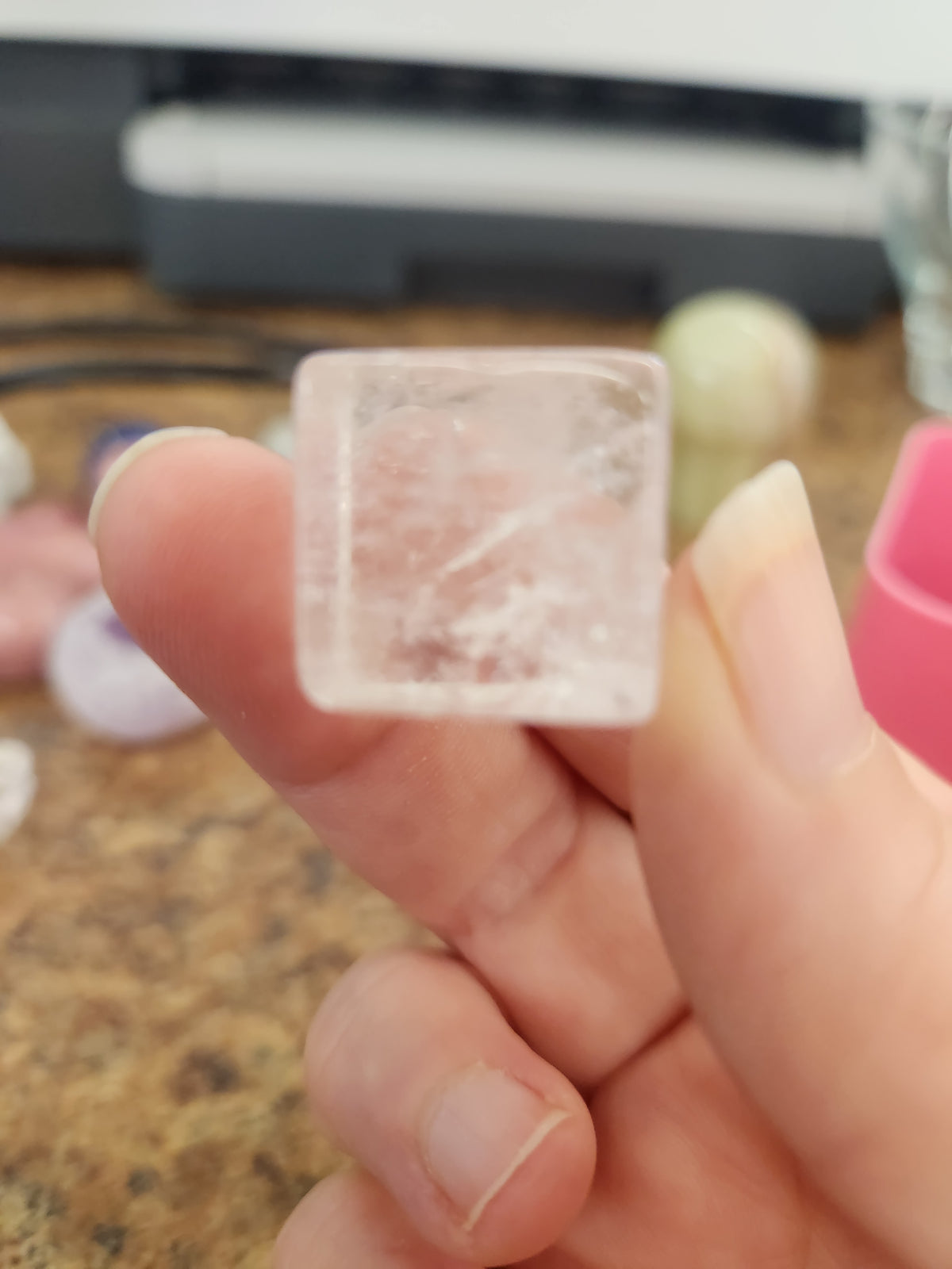 Clear Crystal Cube - Big Fat Magick