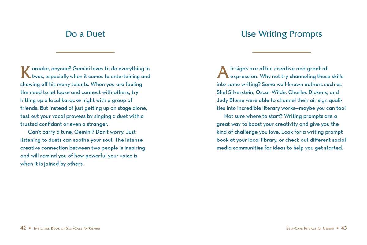 Self-Care for Gemini