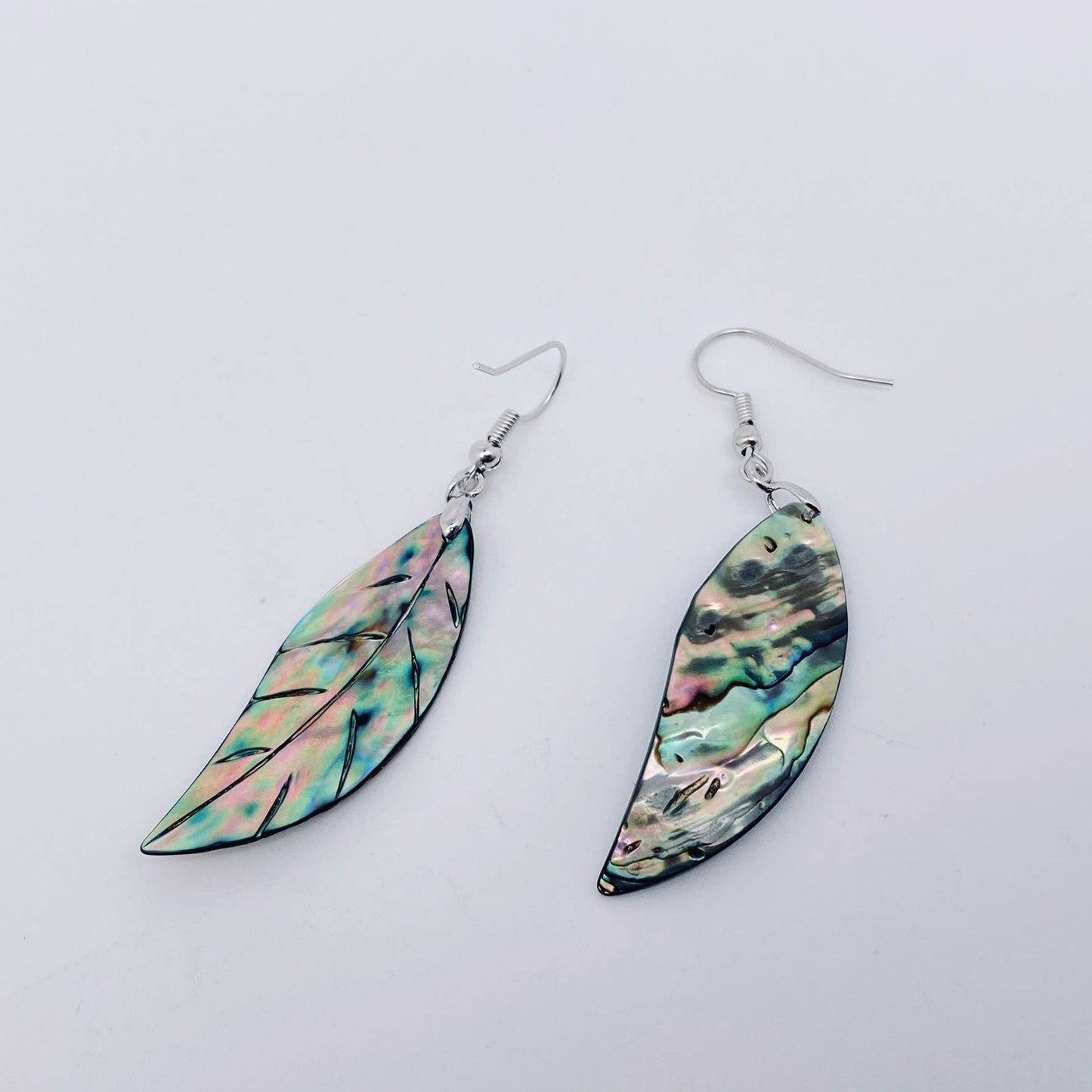 Leaf Abalone Earrings