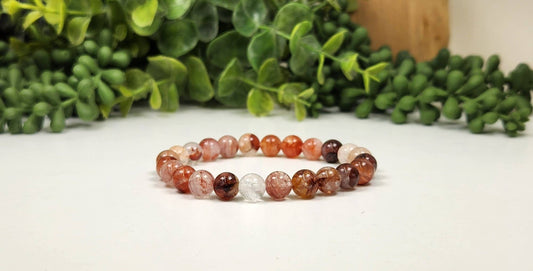 Fire & Focus Bracelet - Hematoid Quartz