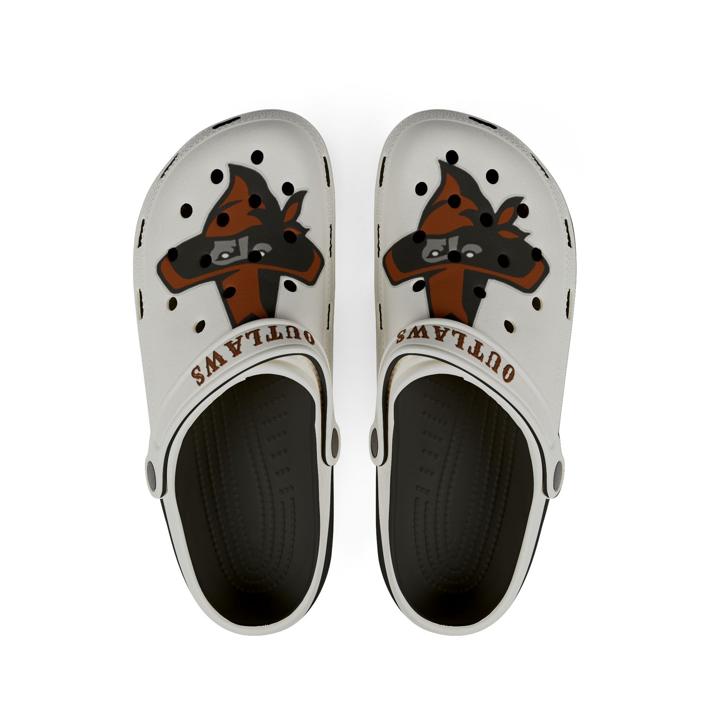 Pittsburgh Outlaws Baseball Logo Clogs
