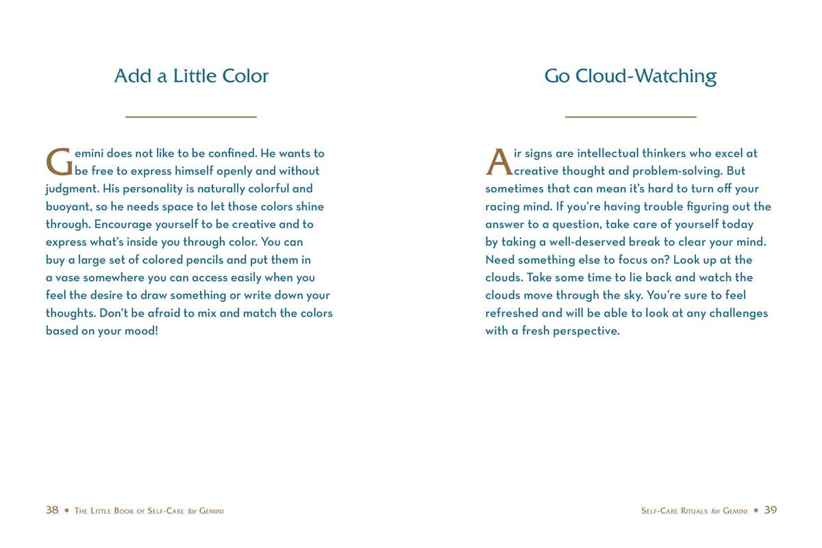 Self-Care for Gemini