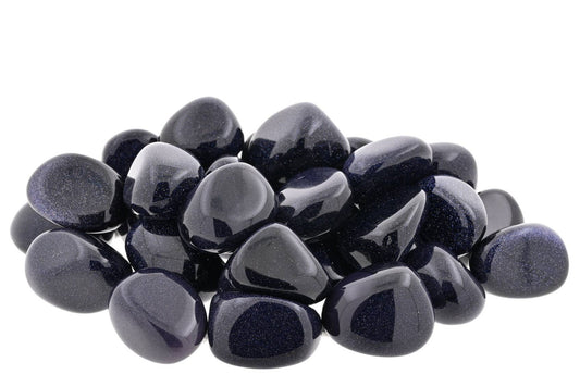 Blue Goldstone Tumble