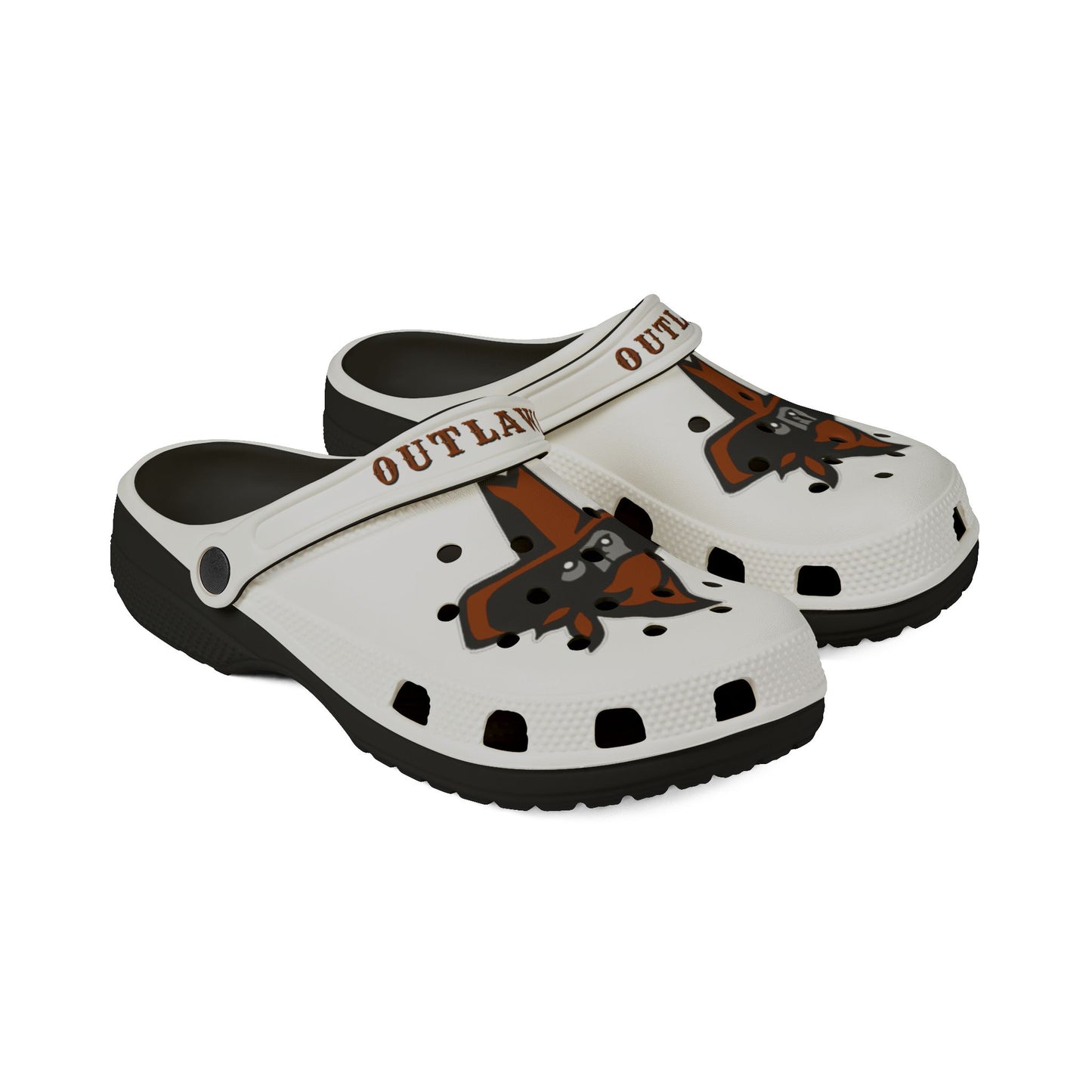 Pittsburgh Outlaws Baseball Logo Clogs