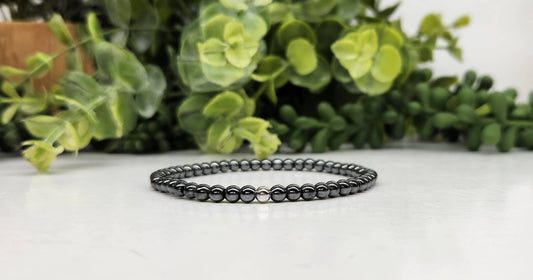 Hematite Bracelet 4mm